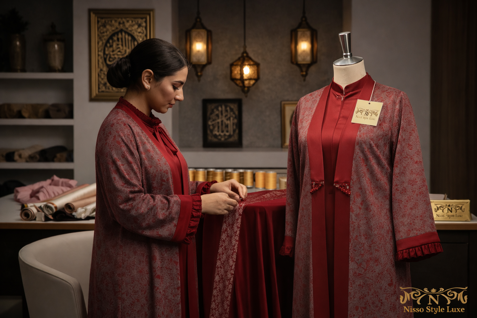 Caftan marroquí tradicional